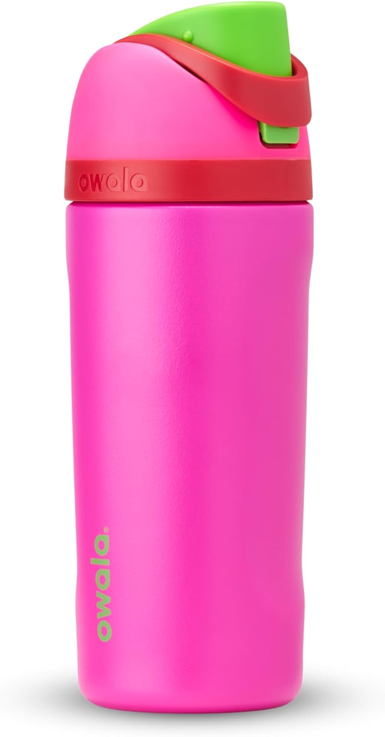 Stay Hydrated in Style with the Owala FreeSip Insulated Stainless Steel Water Bottle – Versatile 16/24 oz Design Featuring a Convenient Straw and Locking Lid