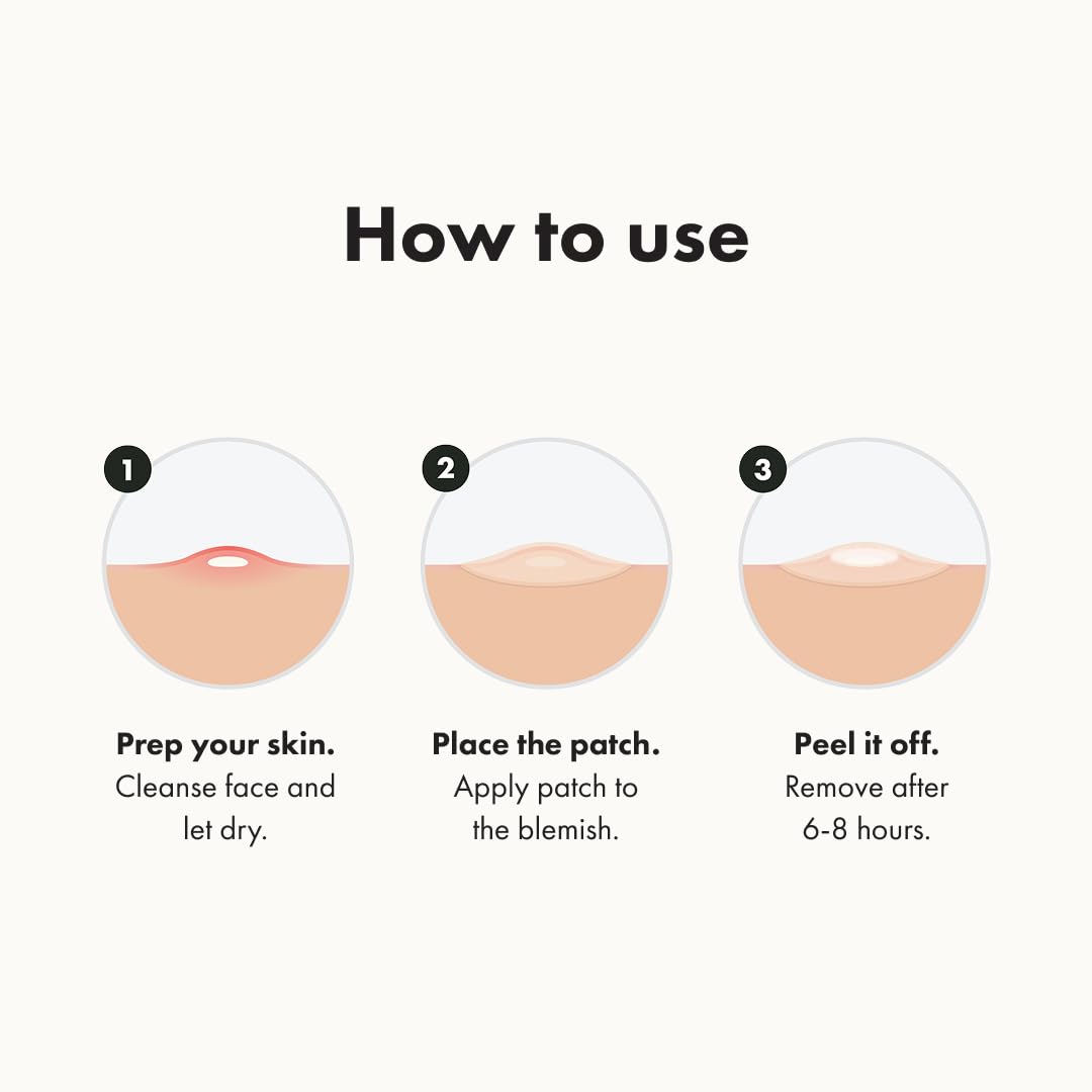 Hero Cosmetics Mighty Patch Original – Hydrocolloid Acne Pimple Patches for Whiteheads, Overnight Spot Stickers (36 Count)