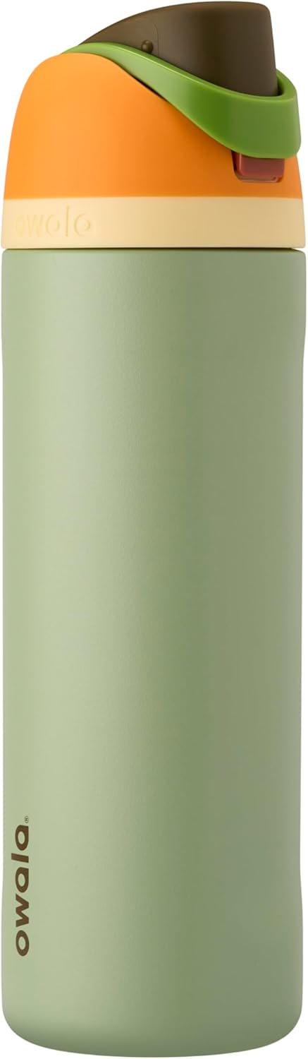 Stay Hydrated in Style with the Owala FreeSip Insulated Stainless Steel Water Bottle – Versatile 16/24 oz Design Featuring a Convenient Straw and Locking Lid