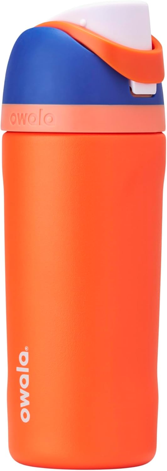 Stay Hydrated in Style with the Owala FreeSip Insulated Stainless Steel Water Bottle – Versatile 16/24 oz Design Featuring a Convenient Straw and Locking Lid